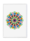 Fine art print made in England by David David, a fashion accessories brand and print studio based in London, specialising in bold geometric print