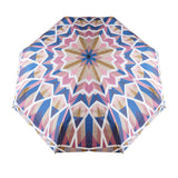 Compact umbrella by David David, a fashion accessories brand and print studio based in London England, specialising in bold geometric print