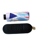 Compact umbrella by David David, a fashion accessories brand and print studio based in London England, specialising in bold geometric print
