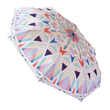 Compact umbrella by David David, a fashion accessories brand and print studio based in London England, specialising in bold geometric print