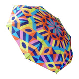 Compact umbrella by David David, a fashion accessories brand and print studio based in London England, specialising in bold geometric print
