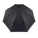 Luxury double canopy umbrella with maple wood handle and shaft by David David, a fashion accessories brand and print studio based in London England, specialising in bold geometric print