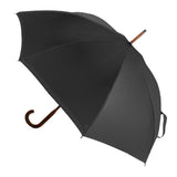 Luxury double canopy umbrella with maple wood handle and shaft by David David, a fashion accessories brand and print studio based in London England, specialising in bold geometric print