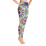 Yoga leggings, Carousel Fluro
