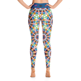 Yoga leggings, Carousel Fluro