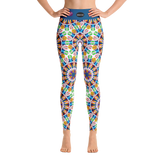 Yoga leggings, Carousel Fluro