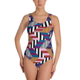 One-piece swimsuit, Chevron Jewel