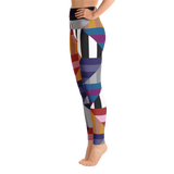 Yoga leggings, Chevron Jewel