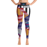 Yoga leggings, Chevron Jewel