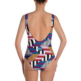 One-piece swimsuit, Chevron Jewel