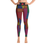 Yoga leggings, Memphis Bright