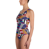 One-piece swimsuit, Chevron Jewel