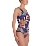 One-piece swimsuit, Chevron Jewel