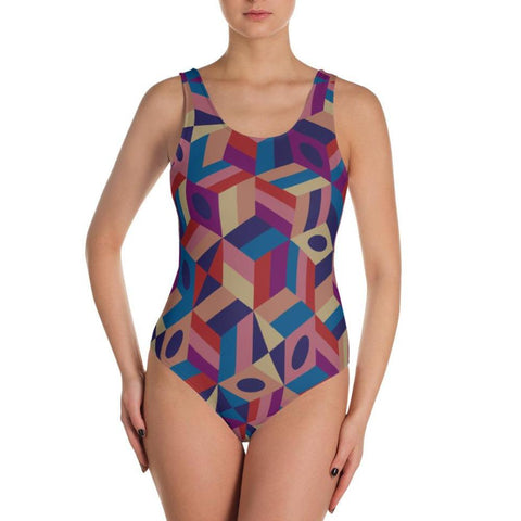 One-piece swimsuit, Blocker Metallic
